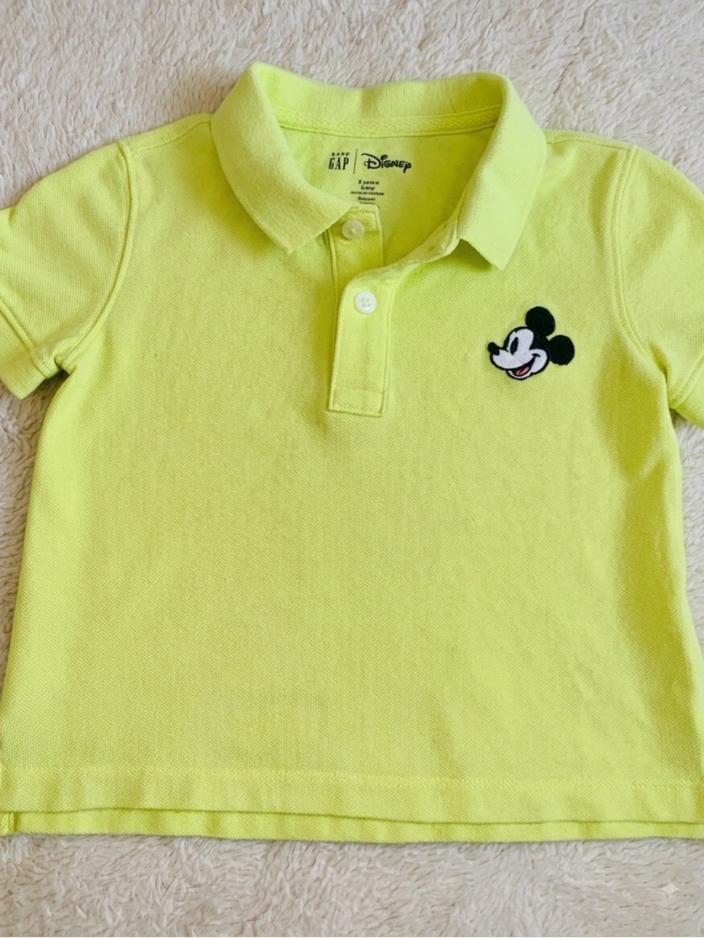 GAP X Disney Mickey Mouse Polo Shirt EUC 2